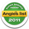 Angie's List 2011 Super Service Award Logo